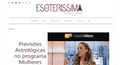 Desktop Screenshot of esoterissima.com.br