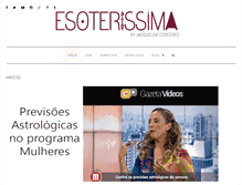 Tablet Screenshot of esoterissima.com.br